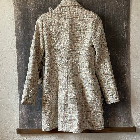 NEW Jason Wu Sparkling Tweed Blazer Coat Dress Size Small - Picture 8 of 8
